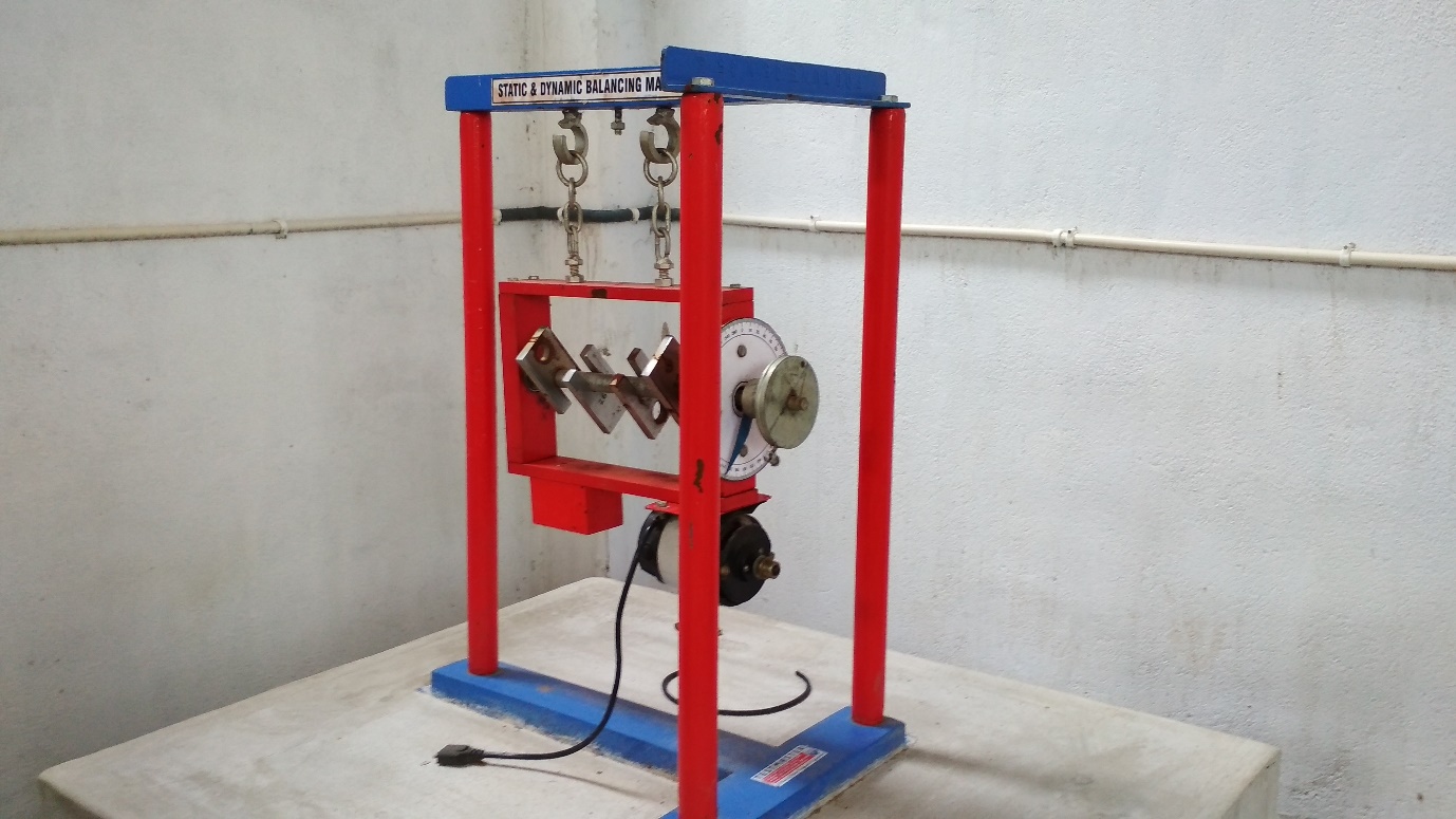 Dynamics of Machine lab Static and dynamic balancing