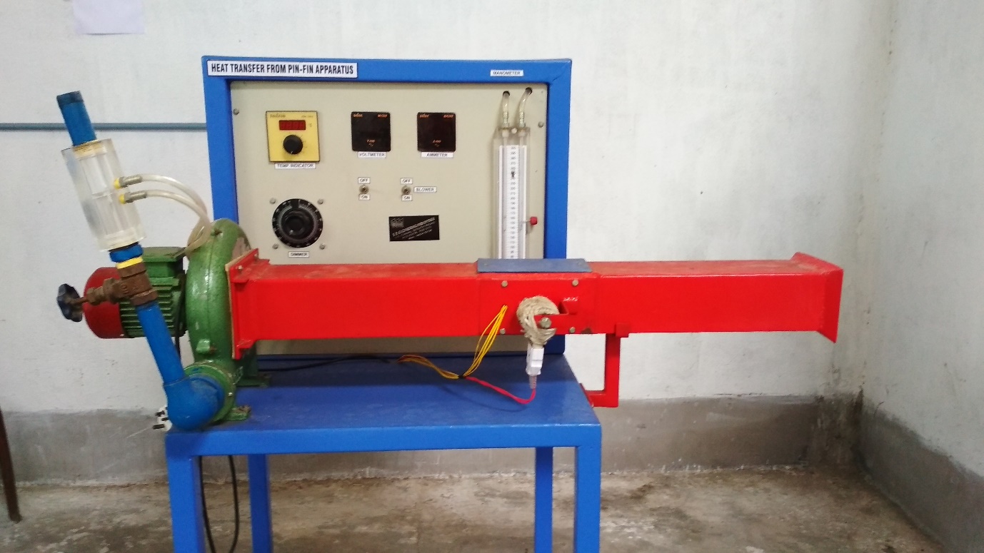 HEAT TRANSFER LAB Pin fin apparatus